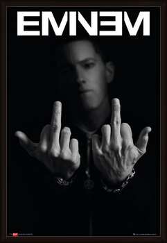 Ingelijste poster Eminem - Fingers