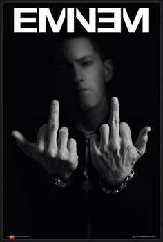 Ingelijste poster Eminem - Fingers