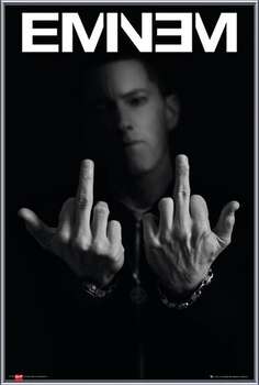 Ingelijste poster Eminem - Fingers