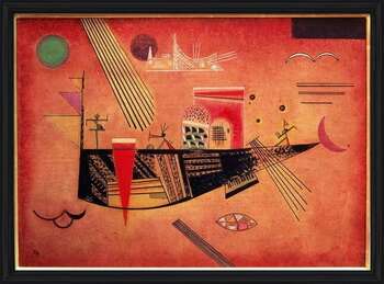 Ingelijste poster Wassily Kandinsky - Whimsical