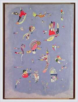 Ingelijste poster Wassily Kandinsky - Sky Blue