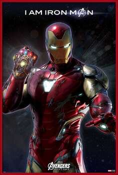 Ingelijste poster Avengers Endgame - I Am Iron Man