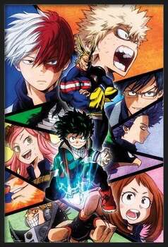 Ingelijste poster My Hero Academia