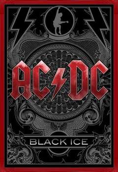 Ingelijste poster AC/DC - black ice