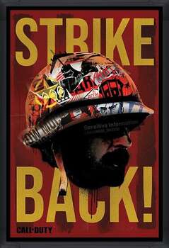Ingelijste poster Call of Duty: Black Ops Cold War - Strike Back
